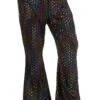 Plus Size Dazzling Disco Costume Pants For Men