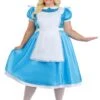 Plus Size Deluxe Disney Alice Costume For Women 1 Plus Size Deluxe Disney Alice Costume For Women -Halloween Costumes plus size deluxe disney alice costume
