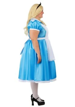 Plus Size Deluxe Disney Alice Costume For Women -Halloween Costumes plus size deluxe disney alice costume alt 3