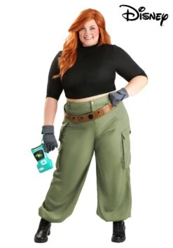 Women's Plus Size Deluxe Disney Kim Possible Costume 26 Women's Plus Size Deluxe Disney Kim Possible Costume -Halloween Costumes plus size deluxe disney kim possible costume alt 11