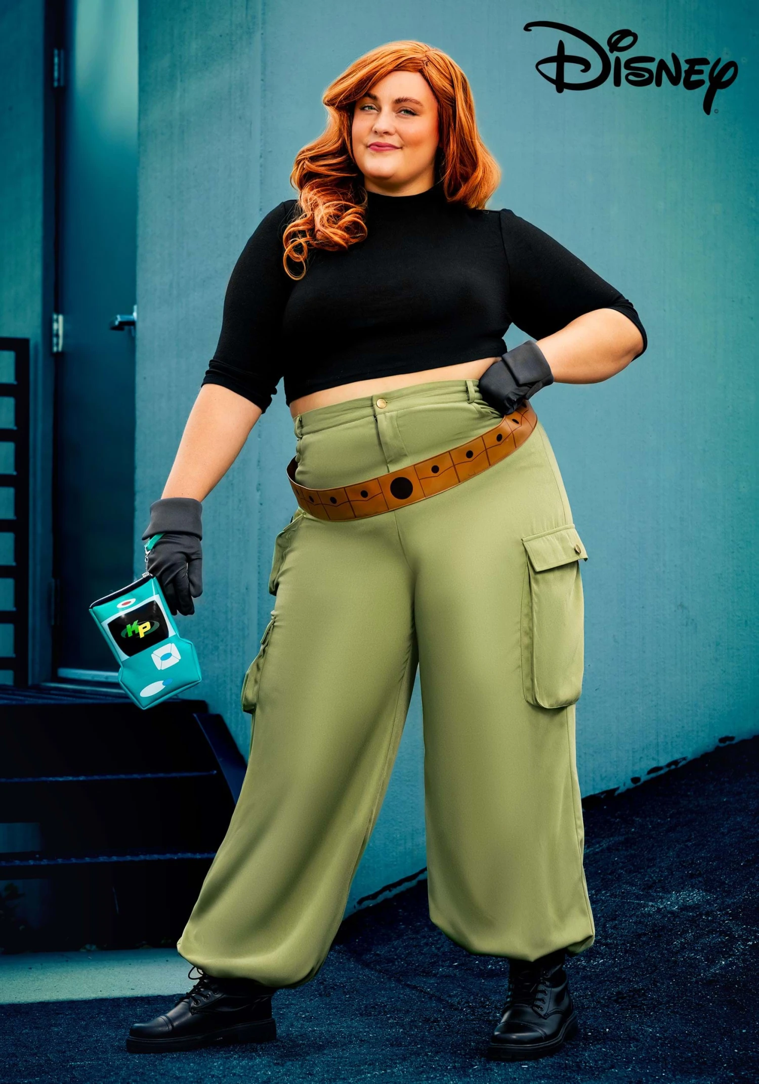 Women's Plus Size Deluxe Disney Kim Possible Costume 3 Women's Plus Size Deluxe Disney Kim Possible Costume