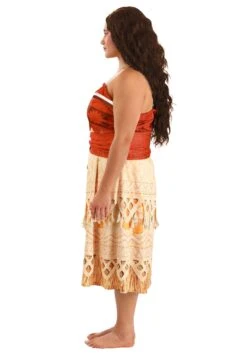 Plus Size Women's Deluxe Disney Moana Costume -Halloween Costumes plus size deluxe disney moana costume alt 2