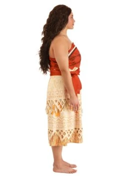 Plus Size Women's Deluxe Disney Moana Costume -Halloween Costumes plus size deluxe disney moana costume alt 3