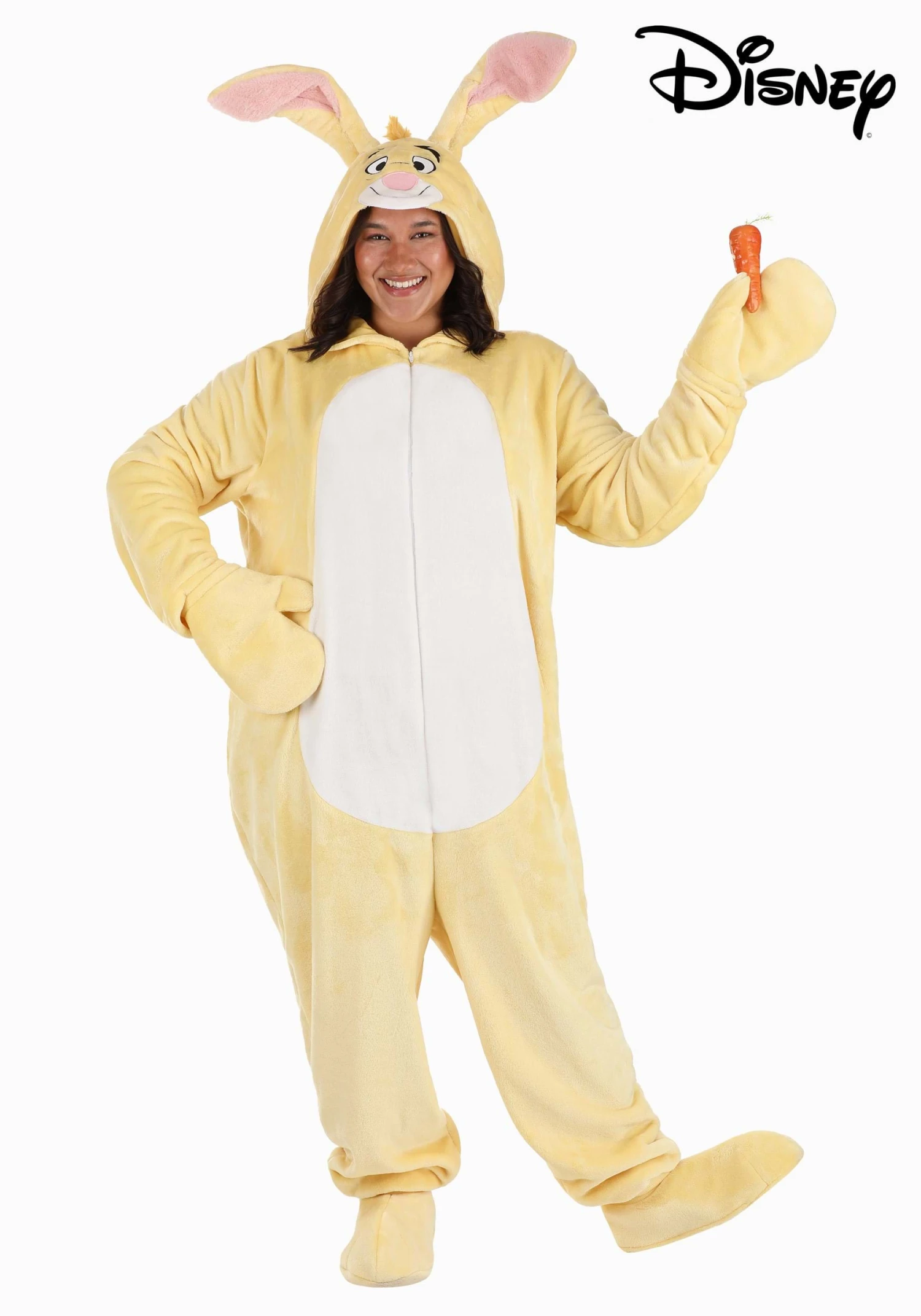Plus Size Deluxe Adult Disney Winnie The Pooh Rabbit Costume 8 Plus Size Deluxe Adult Disney Winnie The Pooh Rabbit Costume - Image 6