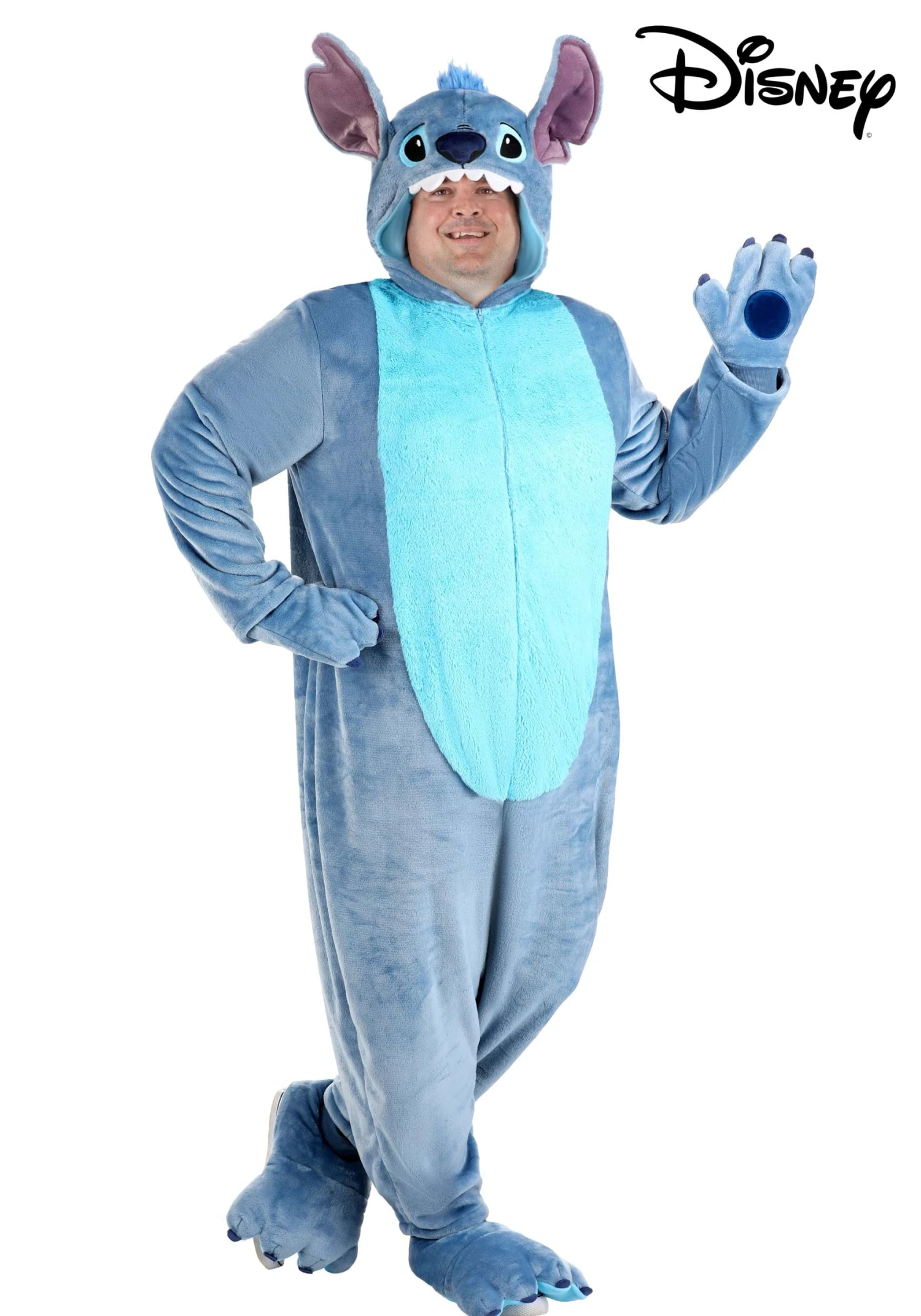Plus Size Deluxe Disney Stitch Costume For Adults 9 Plus Size Deluxe Disney Stitch Costume For Adults - Image 7