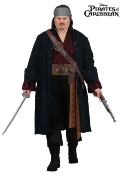 Plus Size Deluxe Disney Will Turner Costume For Men