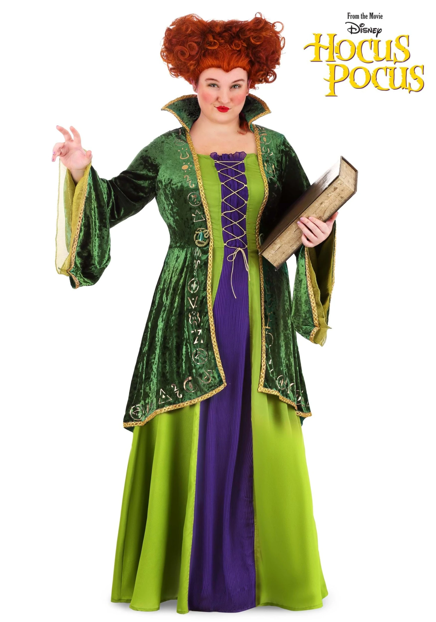 Plus Size Deluxe Disney Winifred Sanderson Costume For Women 3 Plus Size Deluxe Disney Winifred Sanderson Costume For Women