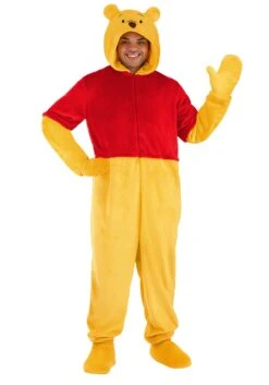 Adult Deluxe Plus Size Disney Winnie The Pooh Costume 10 Adult Deluxe Plus Size Disney Winnie The Pooh Costume -Halloween Costumes plus size deluxe disney winnie the pooh costume alt 3