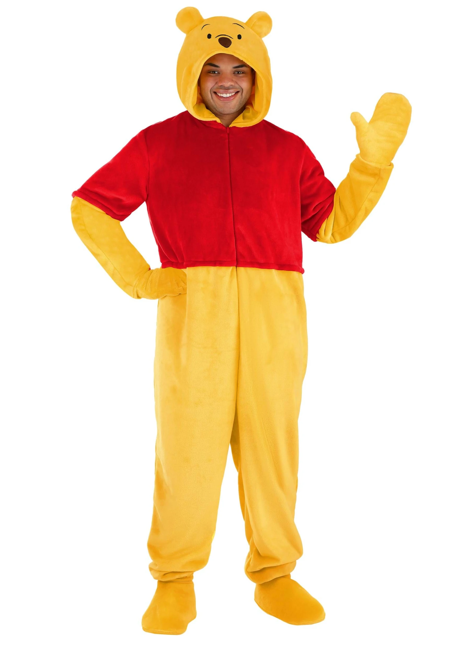 Adult Deluxe Plus Size Disney Winnie The Pooh Costume 6 Adult Deluxe Plus Size Disney Winnie The Pooh Costume - Image 4