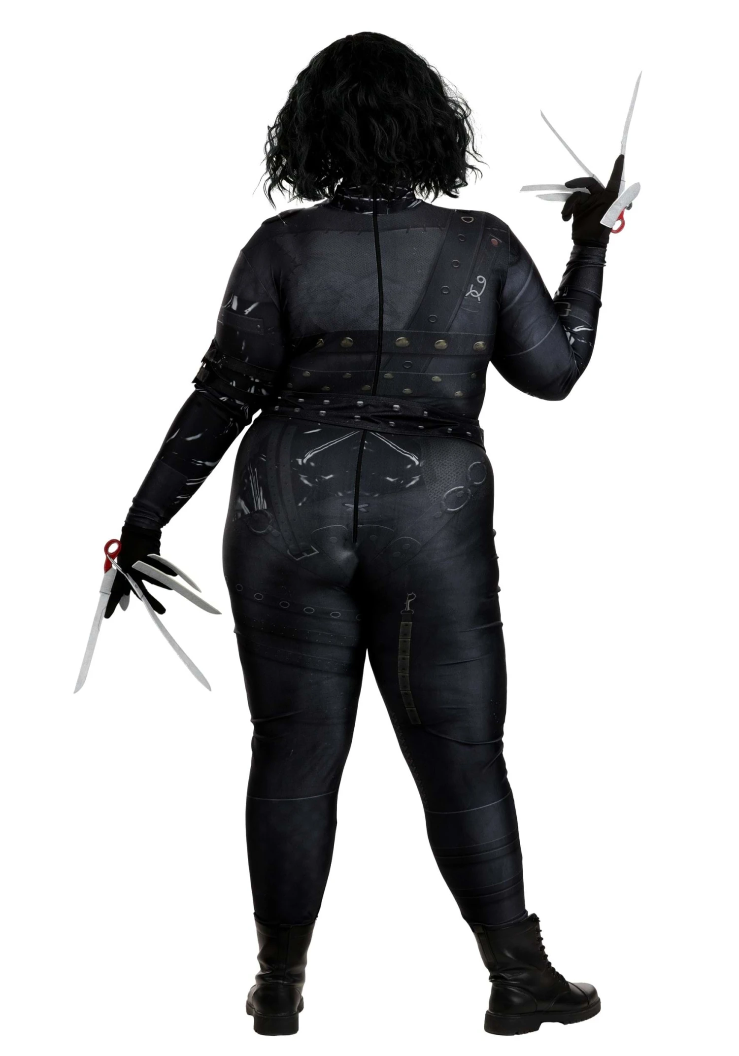 Plus Size Deluxe Edward Scissorhands Women's Costume 4 Plus Size Deluxe Edward Scissorhands Women's Costume - Image 2