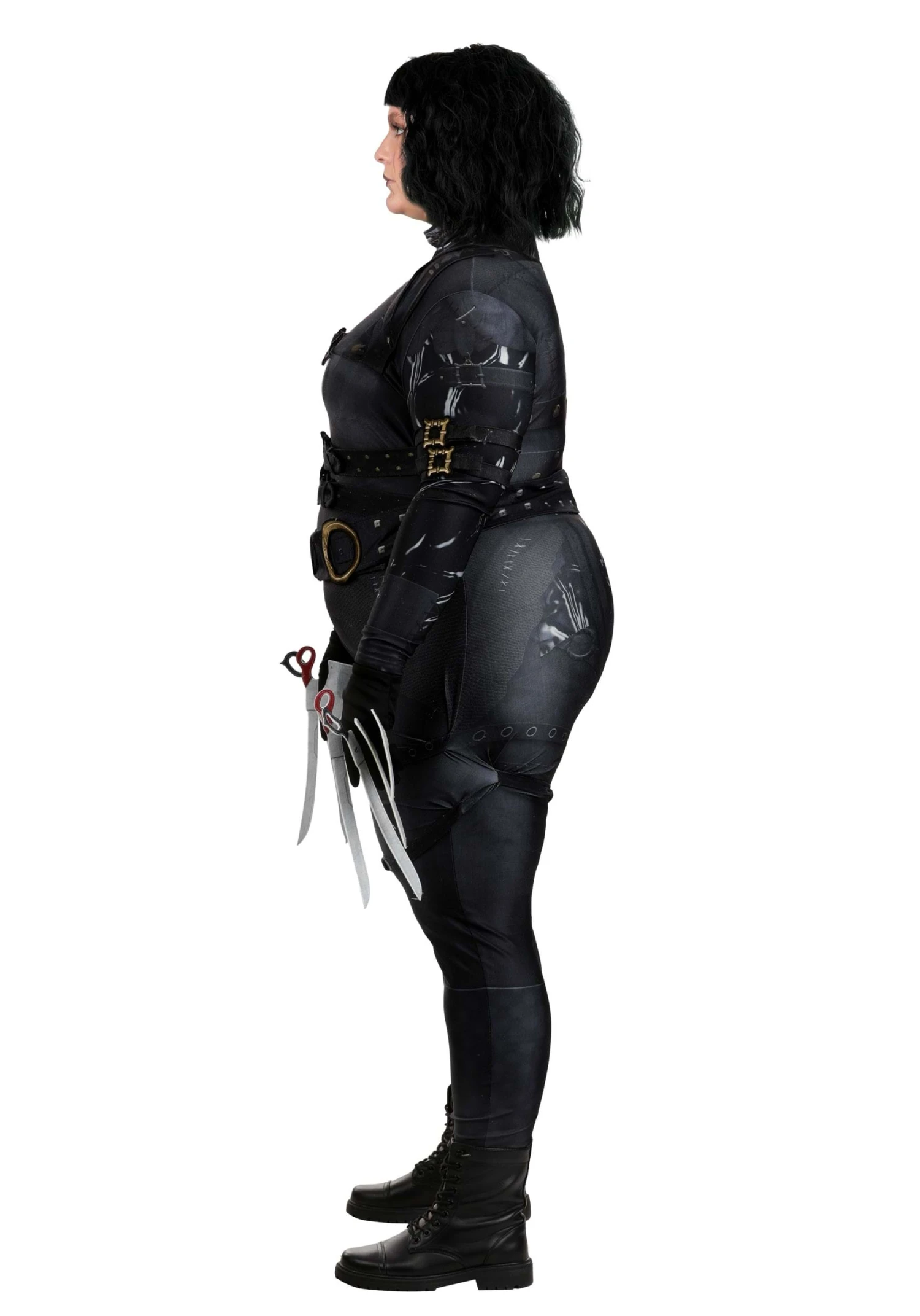 Plus Size Deluxe Edward Scissorhands Women's Costume 5 Plus Size Deluxe Edward Scissorhands Women's Costume - Image 3