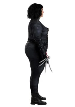 Plus Size Deluxe Edward Scissorhands Women's Costume 12 Plus Size Deluxe Edward Scissorhands Women's Costume -Halloween Costumes plus size deluxe edward scissorhands costume alt 3