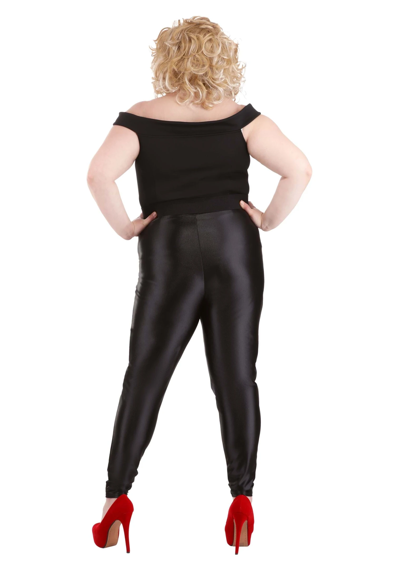Plus Size Women's Deluxe Grease Bad Sandy Costume 6 Plus Size Women's Deluxe Grease Bad Sandy Costume - Image 4