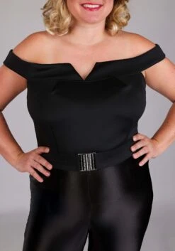 Plus Size Women's Deluxe Grease Bad Sandy Costume 15 Plus Size Women's Deluxe Grease Bad Sandy Costume -Halloween Costumes plus size deluxe grease bad sandy costume alt 4