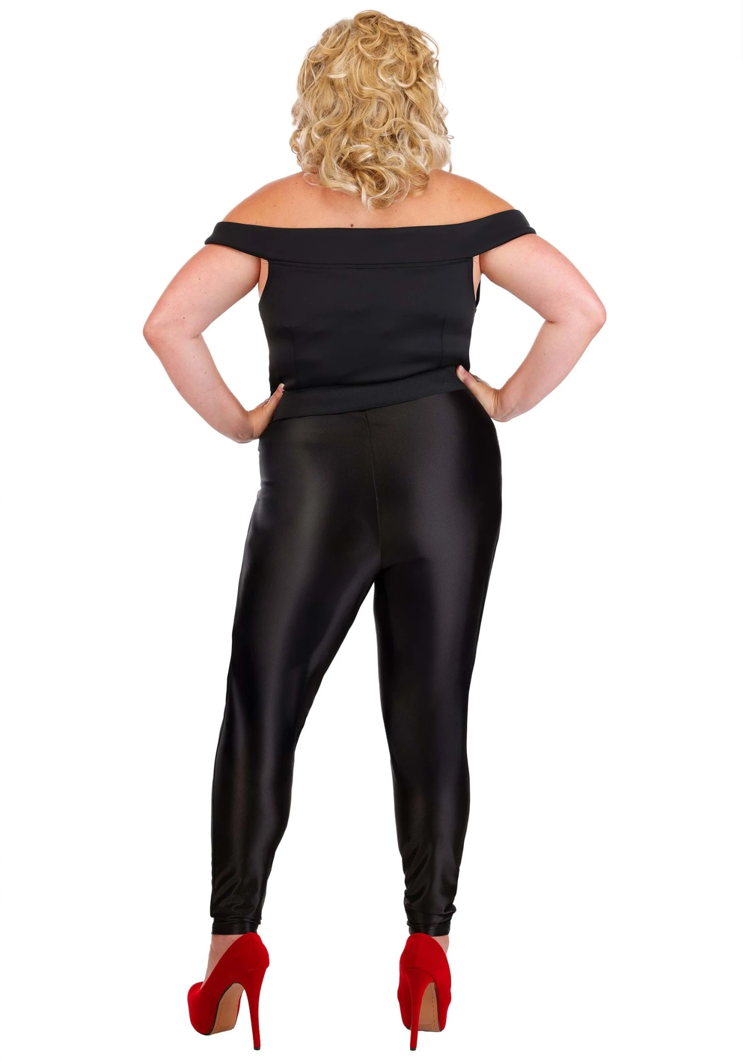 Plus Size Women's Deluxe Grease Bad Sandy Costume 9 Plus Size Women's Deluxe Grease Bad Sandy Costume - Image 7