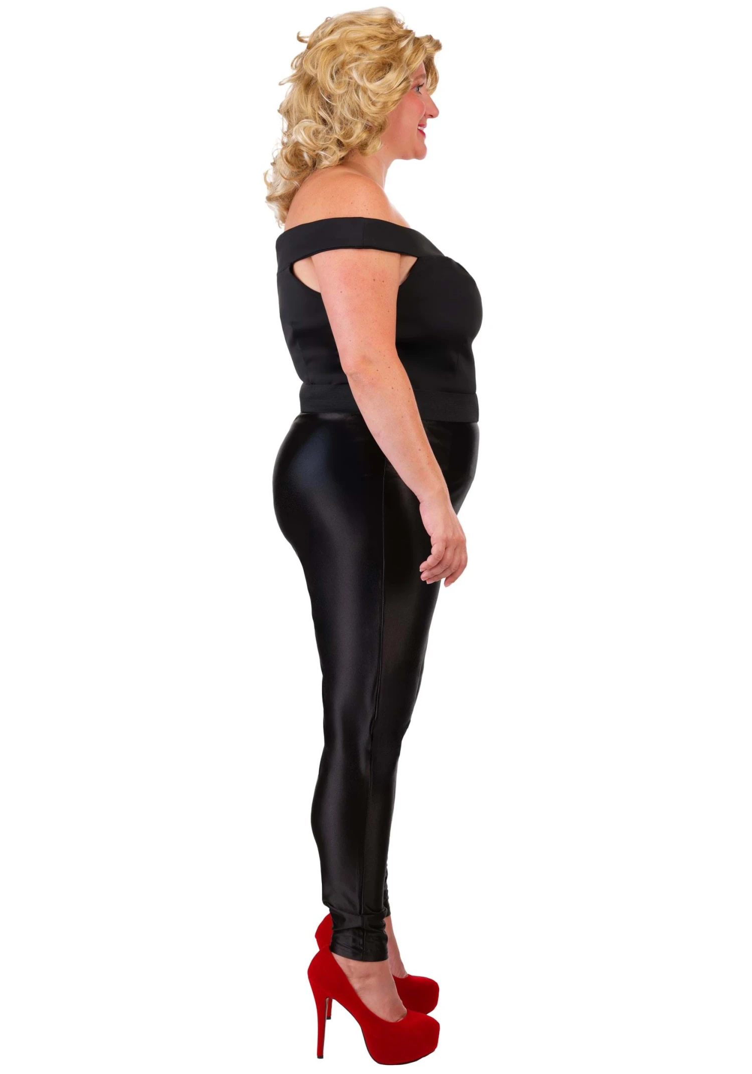 Plus Size Women's Deluxe Grease Bad Sandy Costume 11 Plus Size Women's Deluxe Grease Bad Sandy Costume - Image 9