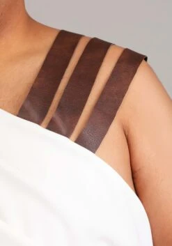 Plus Size Deluxe Greek Warrior Costume For Men -Halloween Costumes plus size deluxe greek warrior costume alt 3