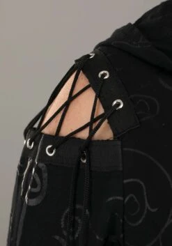 Women's Plus Size Deluxe Harry Potter Bellatrix Costume 16 Women's Plus Size Deluxe Harry Potter Bellatrix Costume -Halloween Costumes plus size deluxe harry potter bellatrix costume alt 5