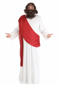 Plus Size Deluxe Jesus Men's Costume 13 Plus Size Deluxe Jesus Men's Costume -Halloween Costumes plus size deluxe jesus costume for men 1