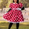 Disney Plus Size Deluxe Minnie Mouse Adult Costume 2 Disney Plus Size Deluxe Minnie Mouse Adult Costume -Halloween Costumes plus size deluxe minnie mouse costume