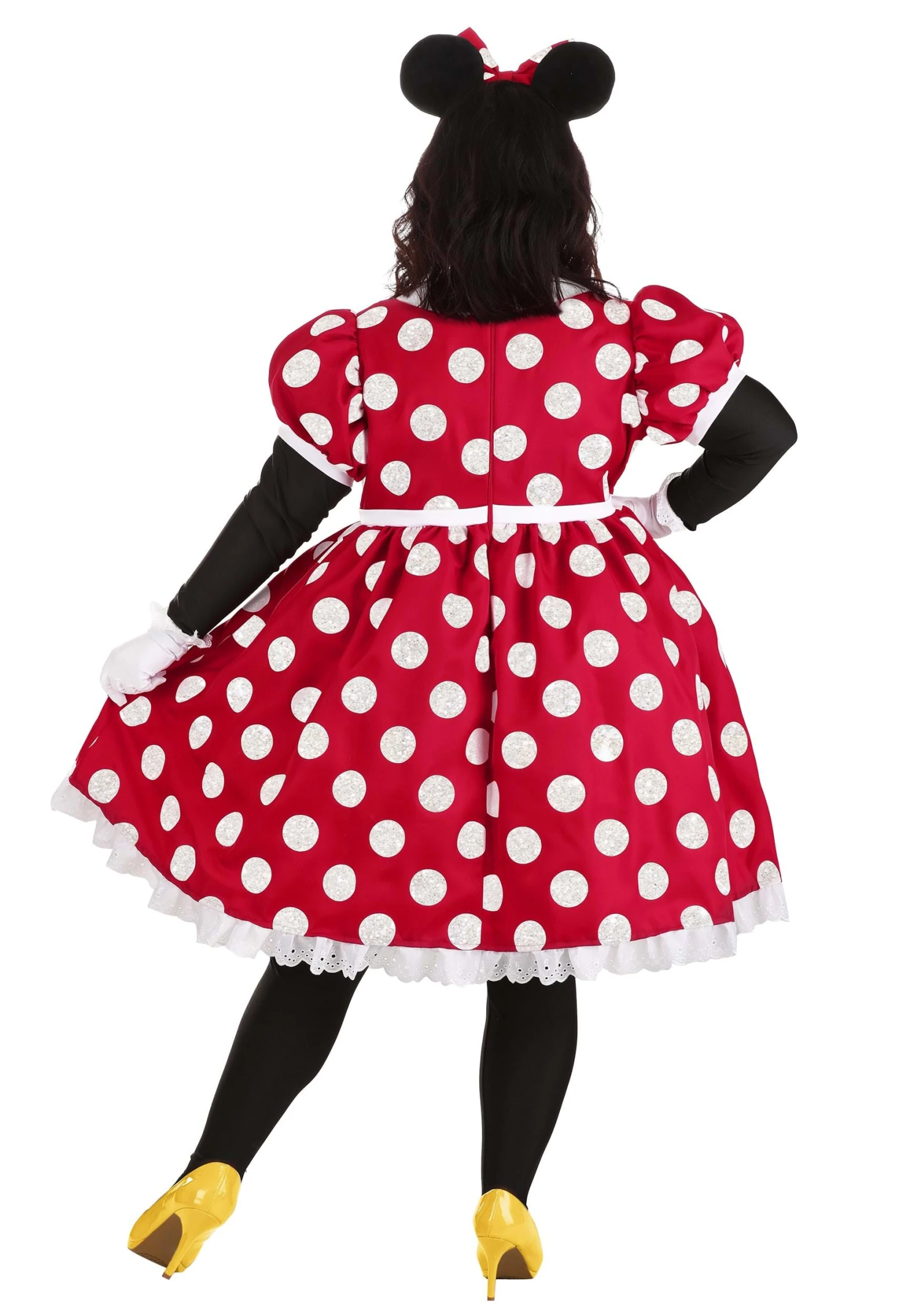 Disney Plus Size Deluxe Minnie Mouse Adult Costume 5 Disney Plus Size Deluxe Minnie Mouse Adult Costume - Image 3
