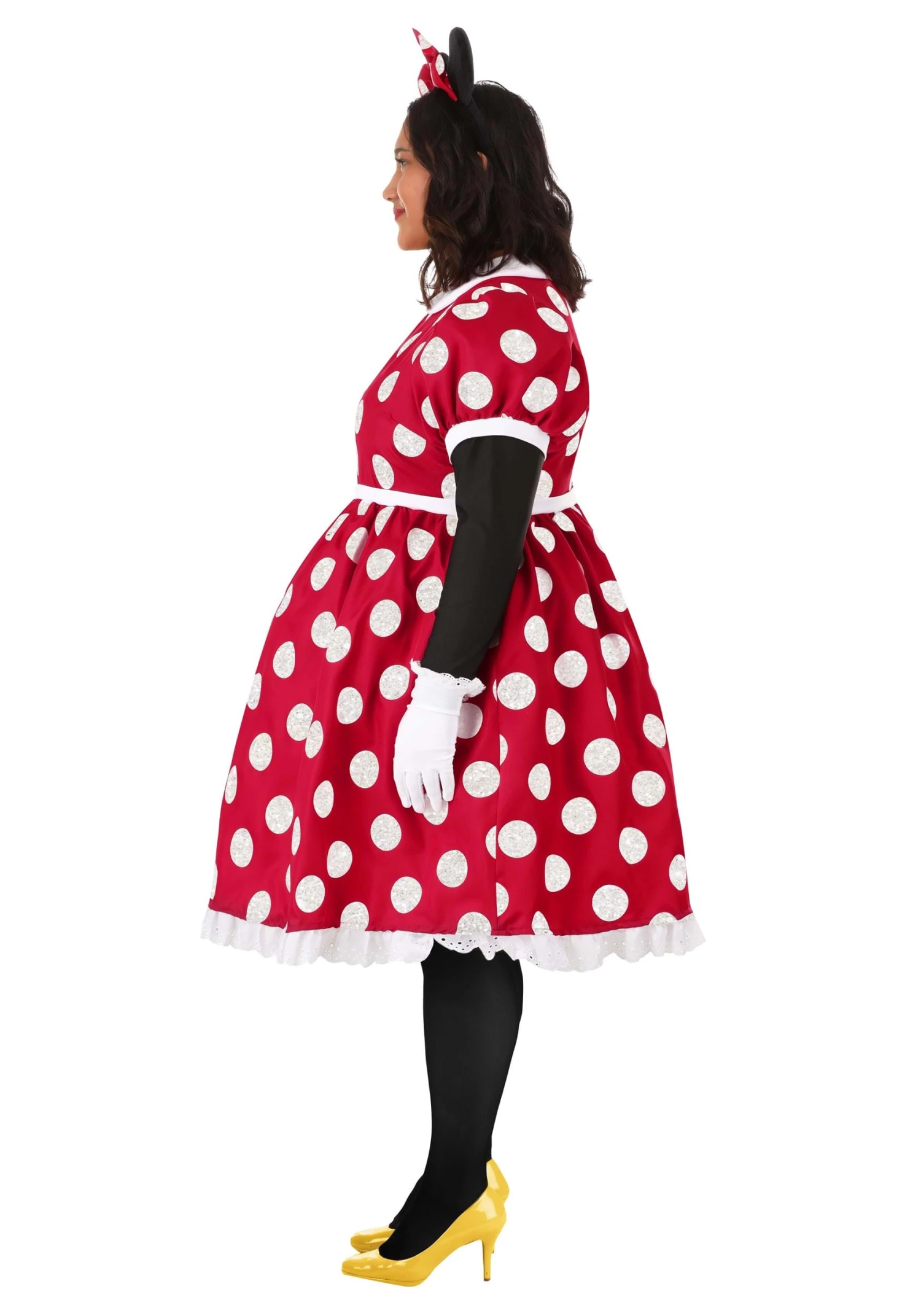 Disney Plus Size Deluxe Minnie Mouse Adult Costume 6 Disney Plus Size Deluxe Minnie Mouse Adult Costume - Image 4