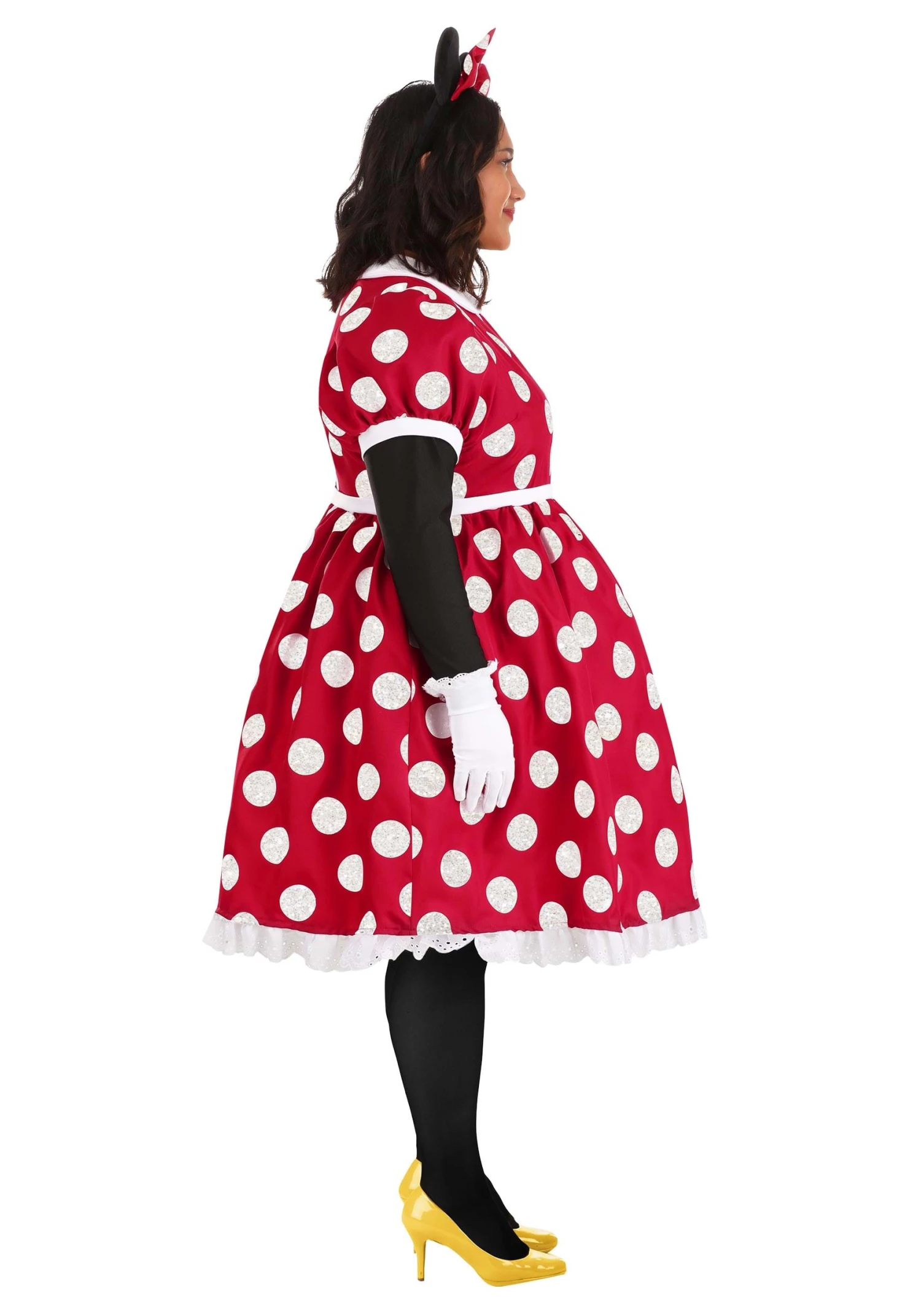 Disney Plus Size Deluxe Minnie Mouse Adult Costume 7 Disney Plus Size Deluxe Minnie Mouse Adult Costume - Image 5
