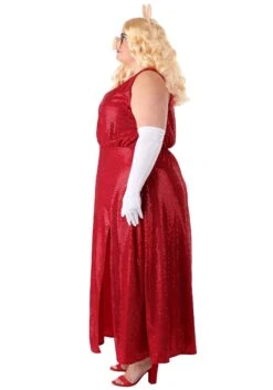 Women's Plus Size Deluxe Miss Piggy Costume 9 Women's Plus Size Deluxe Miss Piggy Costume -Halloween Costumes plus size deluxe miss piggy costume alt 2
