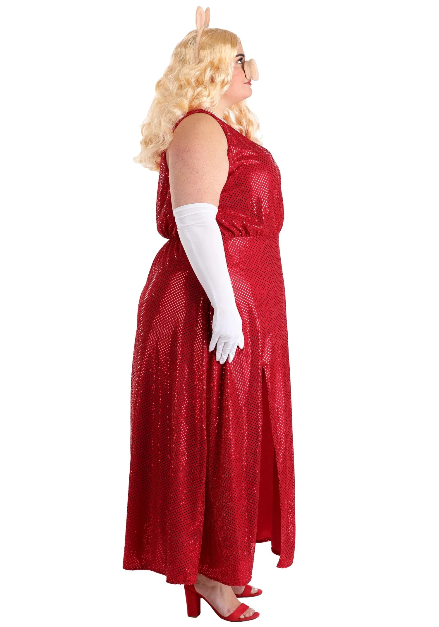 Women's Plus Size Deluxe Miss Piggy Costume 6 Women's Plus Size Deluxe Miss Piggy Costume - Image 4