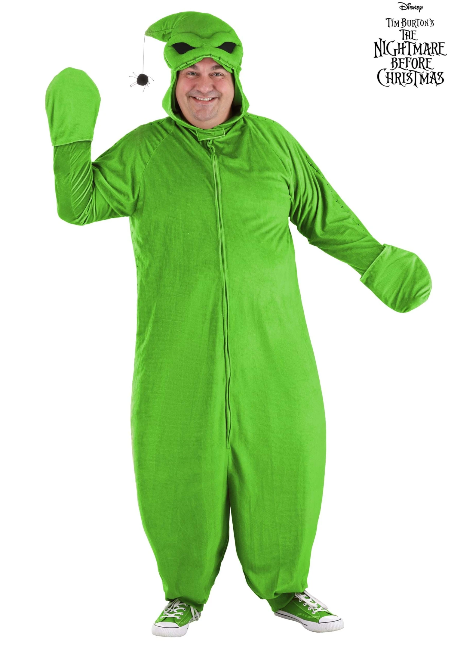 Plus Size Deluxe Nightmare Before Christmas Green Oogie Boogie Costume For Adults 6 Plus Size Deluxe Nightmare Before Christmas Green Oogie Boogie Costume For Adults - Image 4