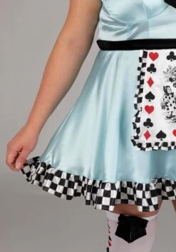 Plus Size Deluxe Punky Alice Costume Dress For Women -Halloween Costumes plus size deluxe punky alice costume alt 7