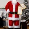 Plus Size Deluxe Red Santa Claus Costume For Men 2 Plus Size Deluxe Red Santa Claus Costume For Men -Halloween Costumes plus size deluxe red santa claus costume