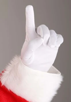 Plus Size Deluxe Red Santa Claus Costume For Men 16 Plus Size Deluxe Red Santa Claus Costume For Men -Halloween Costumes plus size deluxe red santa claus costume alt 6