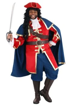 Plus Size Deluxe Rum Buccaneer Men's Costume