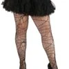Plus Size Deluxe Spiderweb Tights For Women 2 Plus Size Deluxe Spiderweb Tights For Women -Halloween Costumes plus size deluxe spiderweb tights