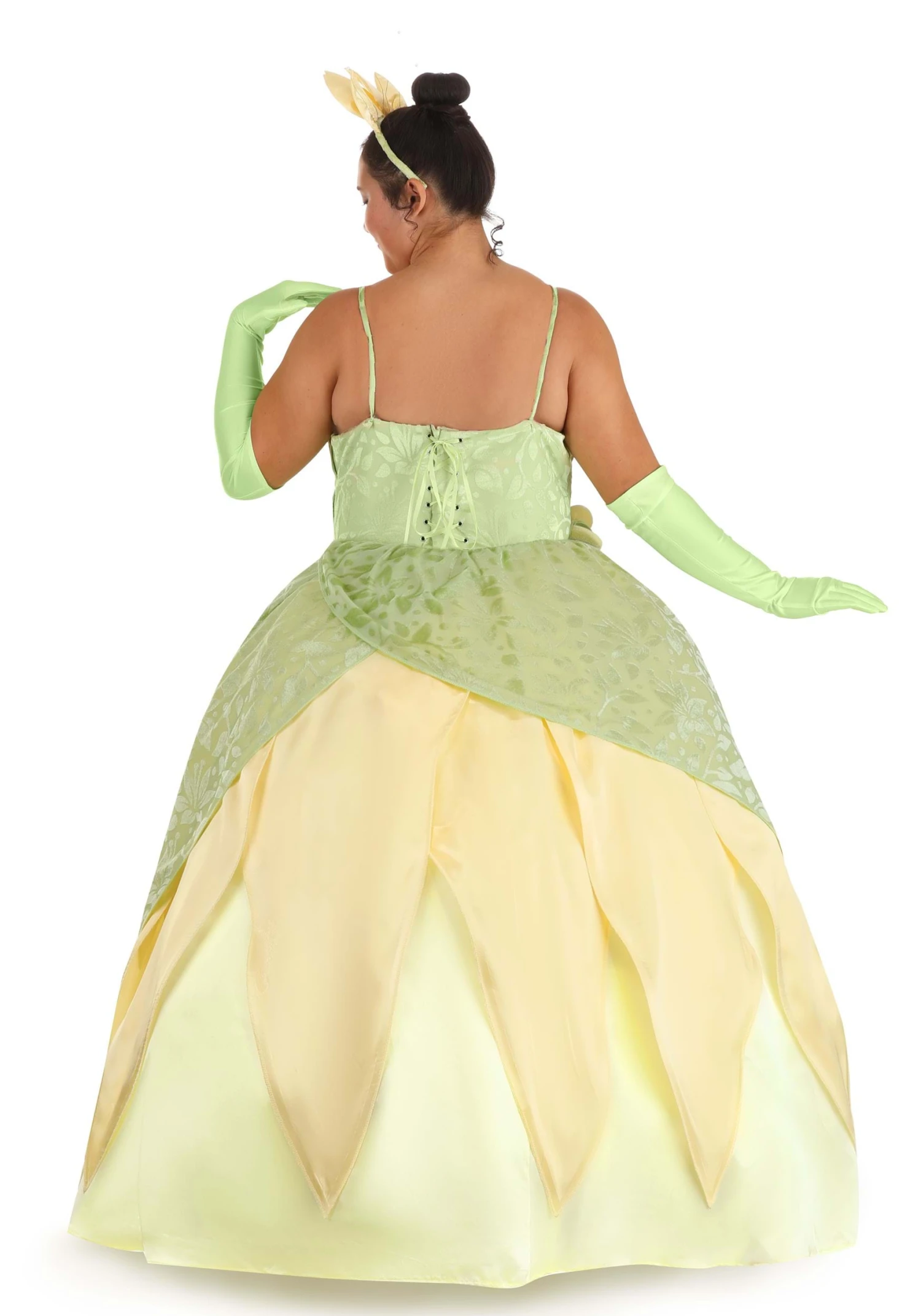 Disney Princess And The Frog Women's Plus Size Deluxe Tiana Costume 10 Disney Princess And The Frog Women's Plus Size Deluxe Tiana Costume - Image 8