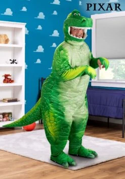 Adult Plus Size Deluxe Toy Story Rex Costume