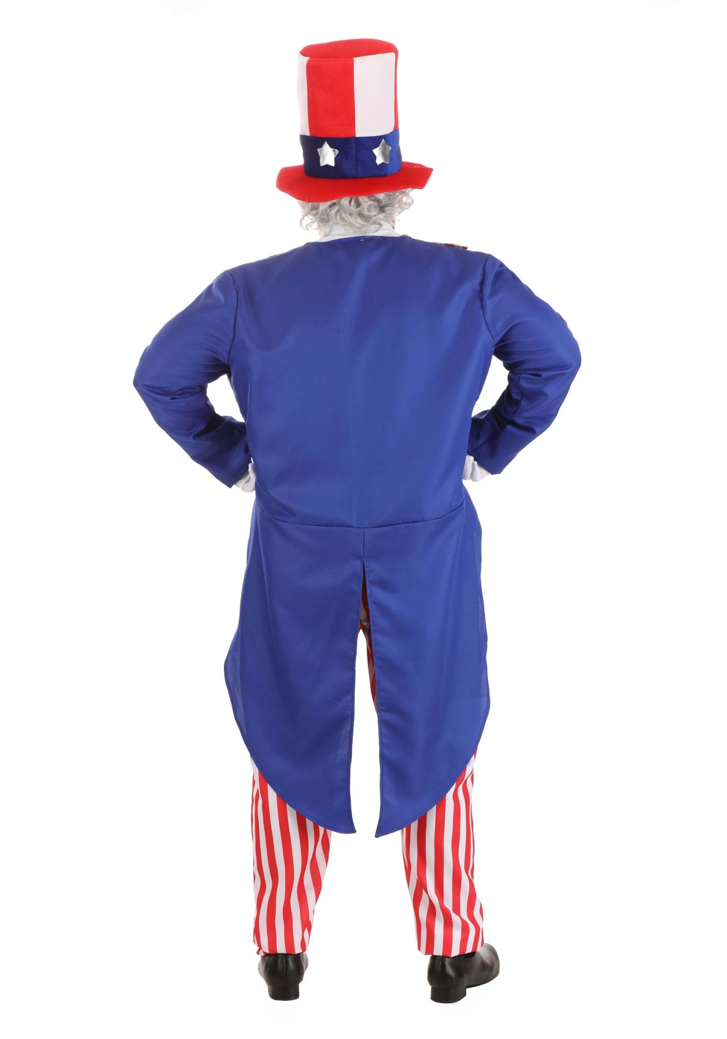 Men's Plus Size Deluxe Uncle Sam Costume 4 Men's Plus Size Deluxe Uncle Sam Costume - Image 2