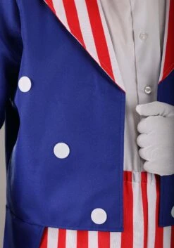 Men's Plus Size Deluxe Uncle Sam Costume 9 Men's Plus Size Deluxe Uncle Sam Costume -Halloween Costumes plus size deluxe uncle sam costume alt 3