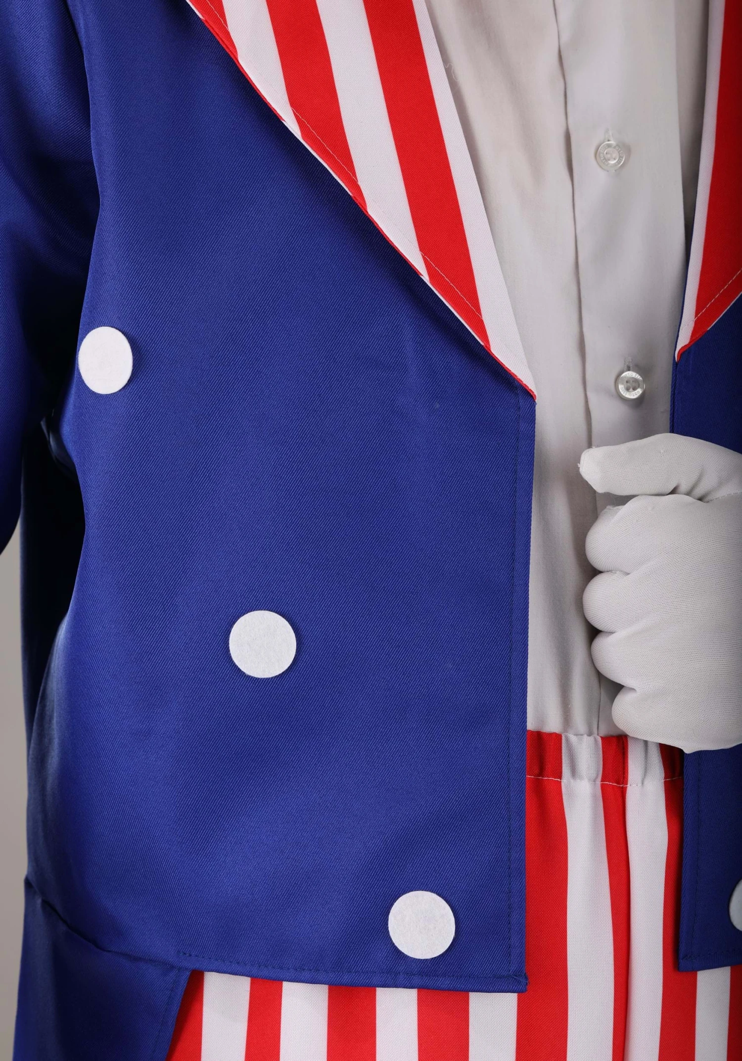 Men's Plus Size Deluxe Uncle Sam Costume 6 Men's Plus Size Deluxe Uncle Sam Costume - Image 4