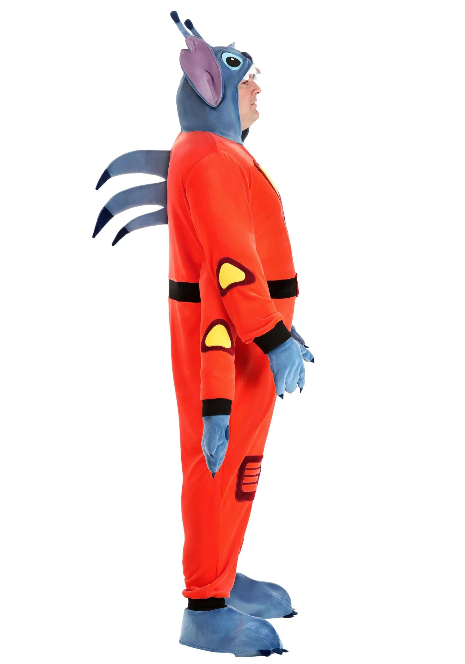 Adult Plus Size Disney Lilo & Stitch Alien Stitch Costume 7 Adult Plus Size Disney Lilo & Stitch Alien Stitch Costume - Image 5