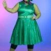 Plus Size Women's Disney And Pixar Inside Out Disgust Costume -Halloween Costumes plus size disney and pixar disgust costume