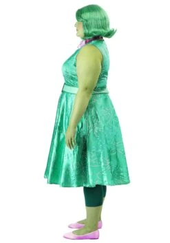 Plus Size Women's Disney And Pixar Inside Out Disgust Costume 25 Plus Size Women's Disney And Pixar Inside Out Disgust Costume -Halloween Costumes plus size disney and pixar disgust costume alt 11
