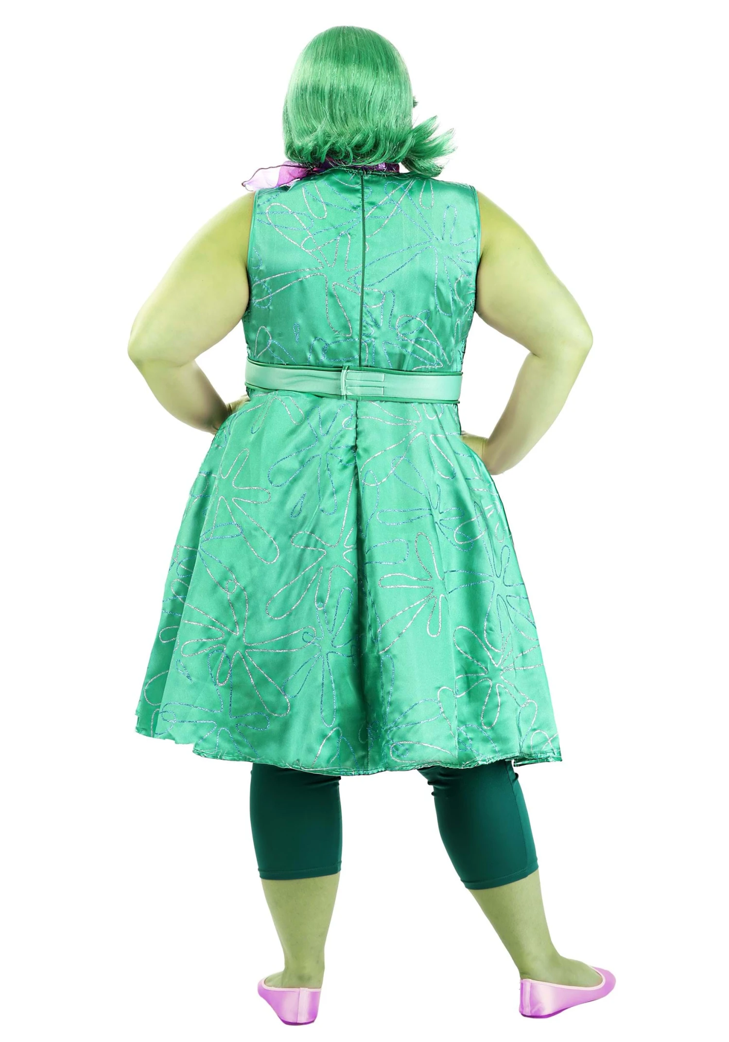 Plus Size Women's Disney And Pixar Inside Out Disgust Costume 11 Plus Size Women's Disney And Pixar Inside Out Disgust Costume - Image 9