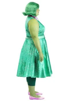 Plus Size Women's Disney And Pixar Inside Out Disgust Costume 23 Plus Size Women's Disney And Pixar Inside Out Disgust Costume -Halloween Costumes plus size disney and pixar disgust costume alt 9