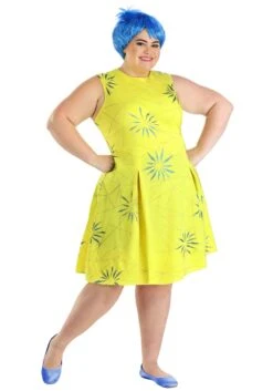 Women's Plus Size Disney And Pixar Inside Out Joy Costume 24 Women's Plus Size Disney And Pixar Inside Out Joy Costume -Halloween Costumes plus size disney and pixar joy costume alt 10