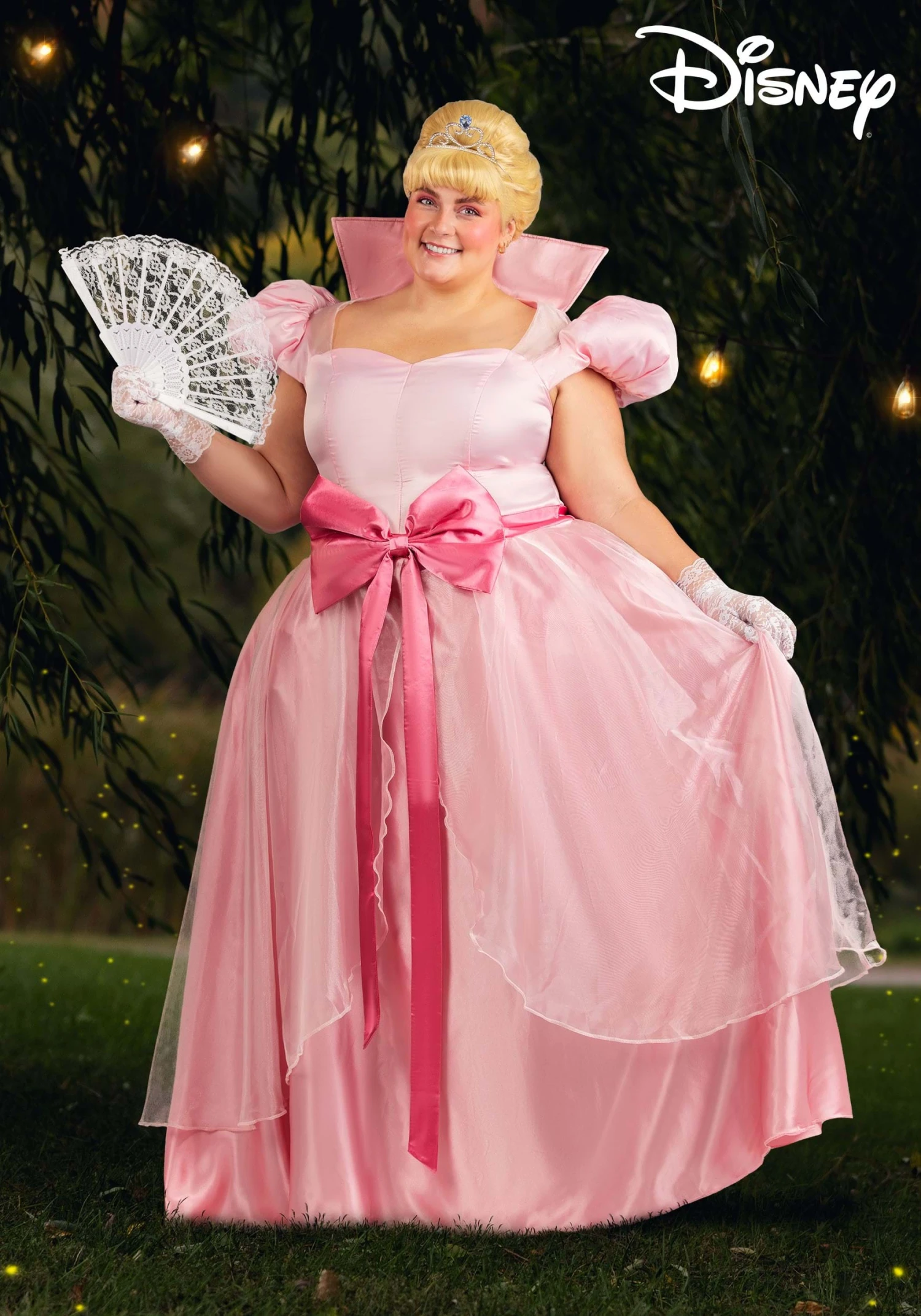 Women's Plus Size Disney Princess And The Frog Charlotte Costume Dress 3 Women's Plus Size Disney Princess And The Frog Charlotte Costume Dress