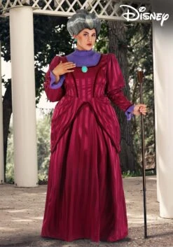Women's Plus Size Disney Cinderella Lady Tremaine Costume Dress