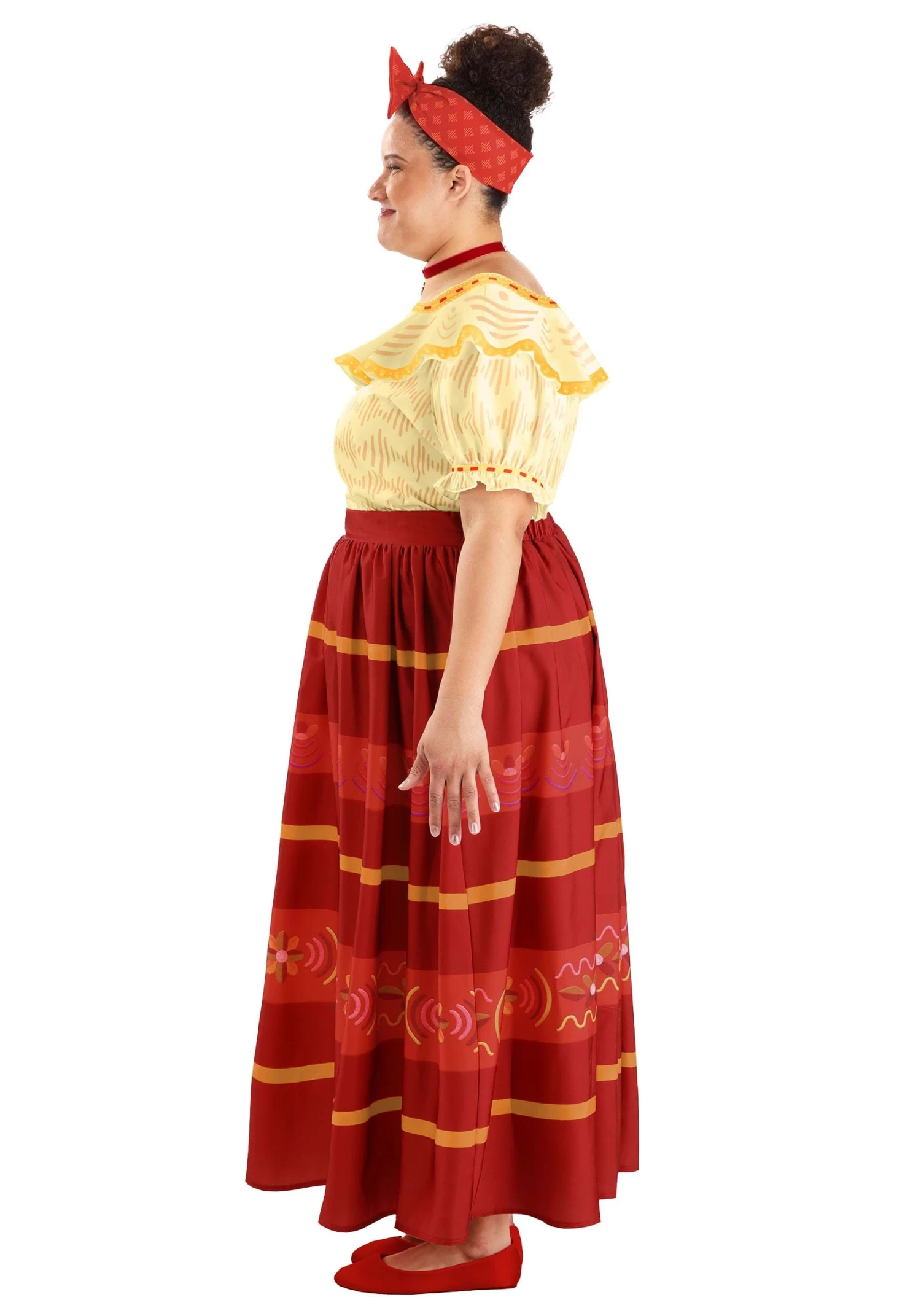 Women's Plus Size Disney Encanto Dolores Costume 5 Women's Plus Size Disney Encanto Dolores Costume - Image 3