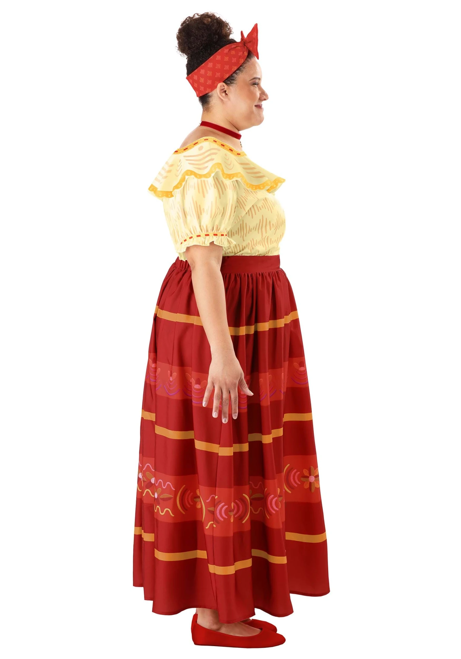 Women's Plus Size Disney Encanto Dolores Costume 6 Women's Plus Size Disney Encanto Dolores Costume - Image 4
